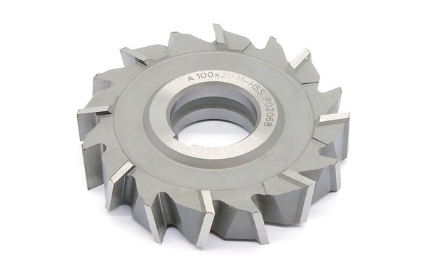 Frez tarczowy do metalu trzystronny naprzemian skośny 100 x 20 mm | DIN 885-A | HSS - DOLFAMEX