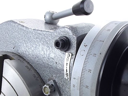 Stół obrotowy do frezarki, podziałowy (uchylny) 160 mm - DARMET DM-3441