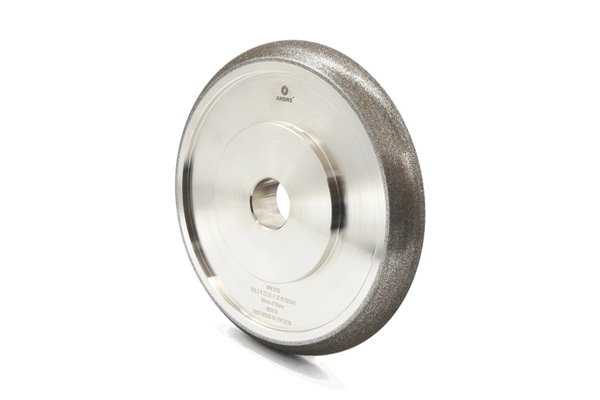 Ściernica profilowa borazonowa CBN do ostrzenia pił taśmowych | 203 x 22,23 mm | E9,5 | H32 | B126 | profil WM 9/29 - ANDRE 863016