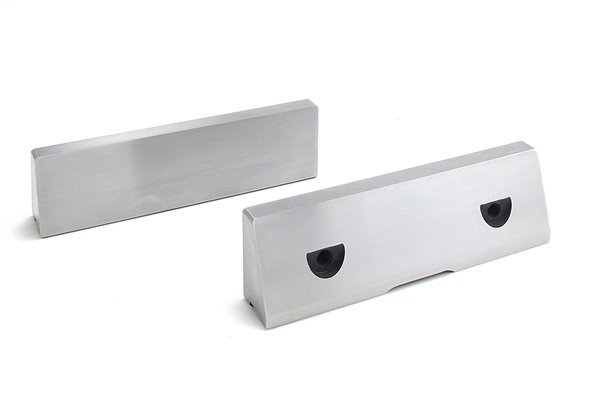 Wkładki szczękowe gładkie 100MM (komplet) do imadeł precyzyjnych FPZ