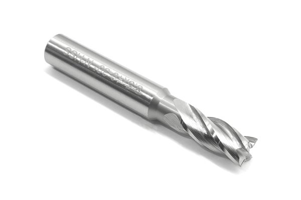 Frez trzpieniowy do metalu 8,5 mm | 4-ostrzowy | o ostrzach centralnych | krótki walcowo-czołowy | chwyt walcowy DIN844-A K-M-N HSS - FENES 0641-512-101-085