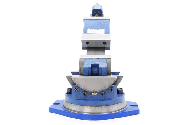Imadło maszynowe pochylne kołyskowe 3-osiowe 105 mm - FZU 105/105