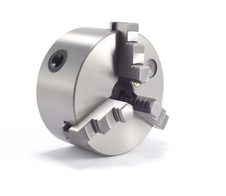 Uchwyt tokarski samocentrujący, żeliwny, 3 - szczękowy: 125MM - (DK11 - 125)