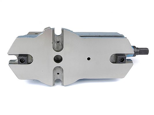 Imadło maszynowe 210 mm z pryzmowym prowadzeniem szczęki | typ 6910-210 - BISON 326910030100