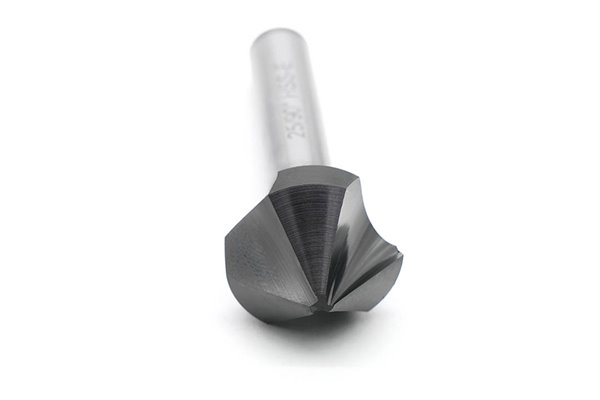 Pogłębiacz stożkowy 25 mm / 90° kobaltowy | powłoka TiAlN | chwyt walcowy | DIN 335-C HSSE - FENES 0641-261-030-140