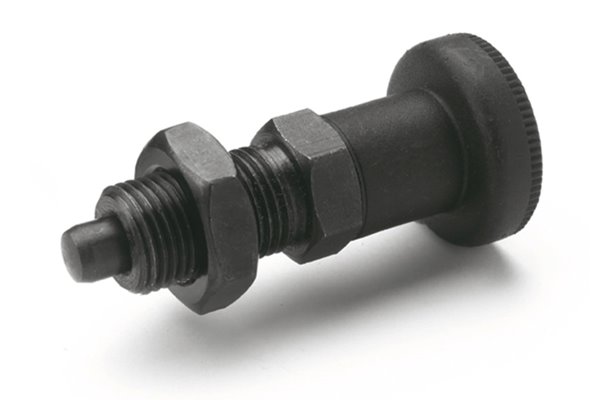 Trzpień ustalający GN 617-6-AK z przeciwnakrętką | bez blokady - ELESA+GANTER