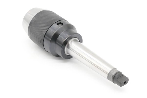 Uchwyt wiertarski bezkluczykowy samozaciskowy 0,5 - 10MM | zintegrowany z trzpieniem | gwint | płetwa wkręcana w zestawie - Morse MK2 - DARMET