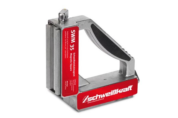 SWM 35 - magnetyczny kątownik spawalniczy, 152 x 152 x 38 mm, udźwig 55 kg - SCHWEISSKRAFT 1790040