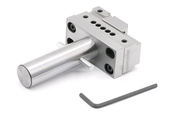 Imadło precyzyjne ze stali nierdzewnej, zakres 0 - 22 mm, szerokość szczęk 26 mm, EDM do elektrodrążarek - DARMET