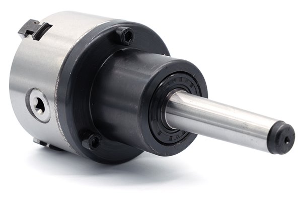 Uchwyt tokarski samocentrujący, żeliwny, 3 - szczękowy | 100 mm | chwyt Morse MK3 łożyskowany (DM-MW3-D100)