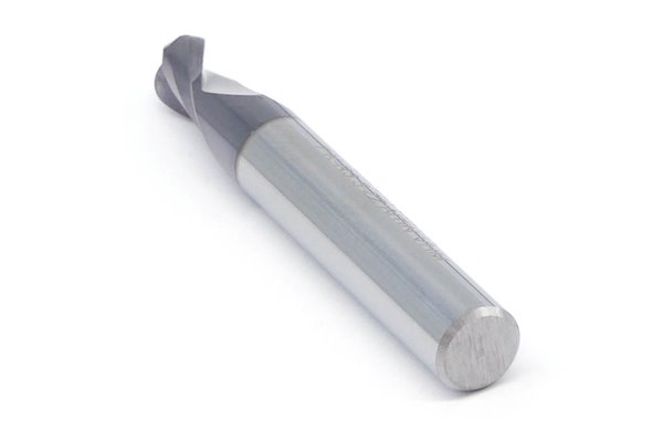 Frez trzpieniowy z chwytem walcowym do metalu 7 mm | 2-ostrzowy | z czołem kulistym R3,5 | DIN 6527-A VHM/TiAIN - DARMET