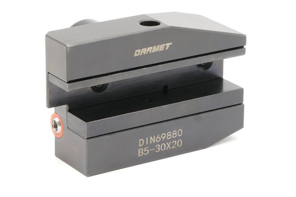 Uchwyt narzędziowy VDI 30 typ B5 | poprzeczny, prawy, długi | do noży tokarskich 20 mm | B5.D30.H20 - Darmet