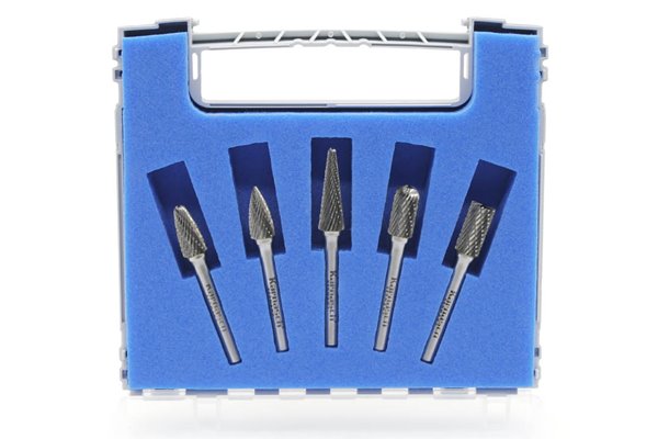 Zestaw pilników obrotowych do metalu HP-3 z węglika | fi 10 mm | niepowlekane | chwyt 6 mm - KARNASCH 114918U