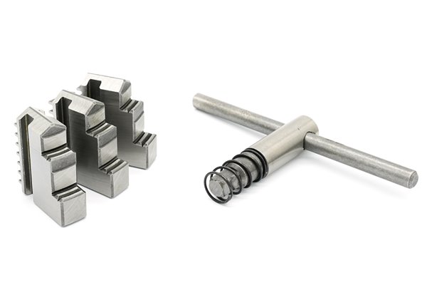 Uchwyt tokarski samocentrujący, żeliwny, 3 - szczękowy | 125 mm | chwyt Morse MK3 łożyskowany (DM-MW3-D125)