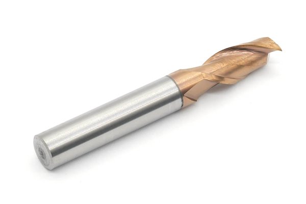 Frez 2-ostrzowy 8 mm | uniwersalny do 55 HRC | Gold | pełnowęglikowy VHM - DARMET 208206008G