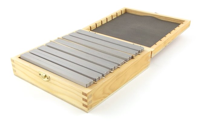 Bloczki równoległościenne | podkładki frezarskie 160 x 8 mm | zestaw 8 par |  PF 160/8 - 12/38x8 PB156-2