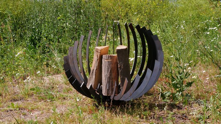 Palenisko ogrodowe OWAL – wysokość 57 cm