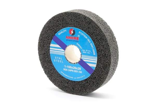 Kamień szlifierski 100 x 25 x 20 mm | ściernica płaska | typ 1 | 95A24P6B51 - ANDRE 110217