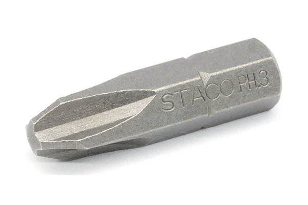 Bit udarowy PH3, 1/4" x 25 mm, 2 szt. - STACO (20803)