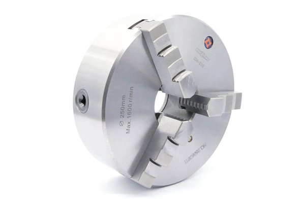 Uchwyt tokarski samocentrujący spiralny, żeliwny, 3 - szczękowy: 250 MM (DIN 6350) - DARMET