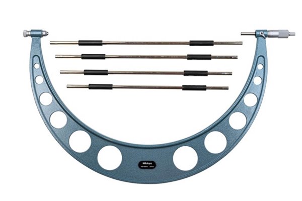 Mikrometr zewnętrzny o wymiennych kowadełkach 400-500 mm | analogowy - MITUTOYO 104-143A