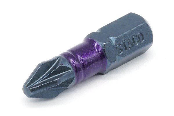 Bit udarowy PZ2, 1/4" x 25 mm,  seria Heavy Duty, 6 szt. - STACO (20796)