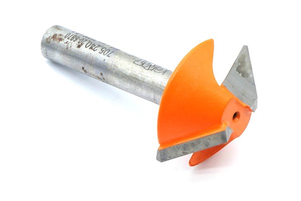 Frez do fazowania HM do drewna, średnica 25 mm, długość robocza 8 mm, kąt 45°  - CMT (705.240.11)