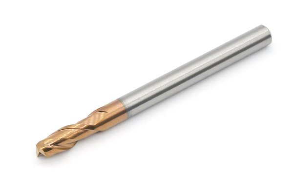 Frez 2-ostrzowy 4 mm | uniwersalny do 55 HRC | Gold | pełnowęglikowy VHM - DARMET 204115004G
