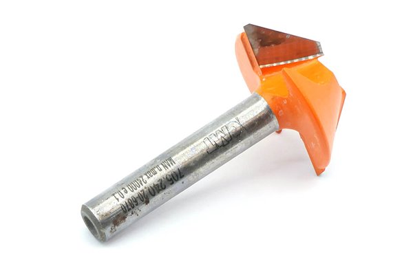 Frez do fazowania HM do drewna, średnica 25 mm, długość robocza 8 mm, kąt 45°  - CMT (705.240.11)