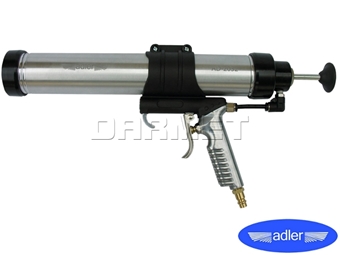 Zdjęcie Pistolet pneumatyczny 2 w 1 do mas gęstych i silikonu AD-2032, maks. pojemność 600ML - ADLER (MA2032)