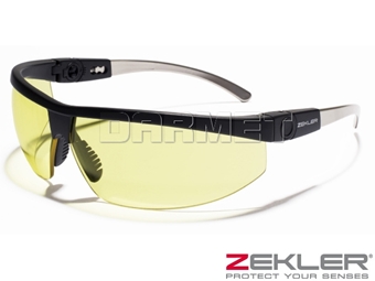 Zdjęcie Okulary ochronne ZEKLER 73, szkła żółte, rozmiar L - ZEKLER (380605527)