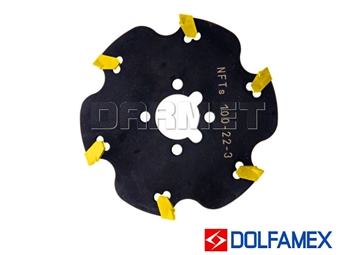 Zdjęcie Frez składany piłkowy 10-ostrzowy NFTs - 160 - 32 - 3 - DOLFAMEX