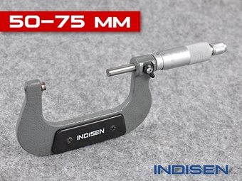 Zdjęcie Mikrometr zewnętrzny 50 - 75 mm | analogowy - INDISEN (2322-5075)