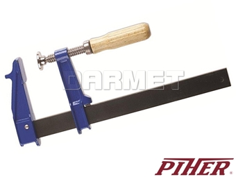 Zdjęcie Ścisk stolarski śrubowy 1200 mm | typ FM - PIHER P42120