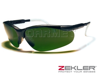 Zdjęcie Okulary spawalnicze ZEKLER 55, szkła zielone 5DIN - ZEKLER (380605097)