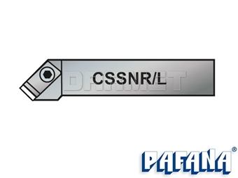 Zdjęcie Nóż tokarski składany do ceramicznych płytek wieloostrzowych do toczenia zewnętrznego: CSSNR-2525-M12L - PAFANA