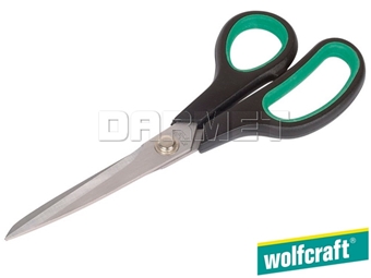 Zdjęcie Nożyce do gospodarstwa domowego, długość ostrzy: 130 mm, długość całktowita: 250 mm - WOLFCRAFT WF4117000