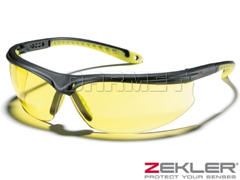 Zdjęcie Okulary ochronne ZEKLER 45, szkła żółte - ZEKLER (380600460)