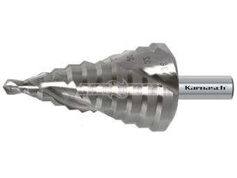 Zdjęcie Wiertło stożkowe stopniowe | 6 - 36 mm | 2 ostrza | HSS-XE - KARNASCH (201450U)
