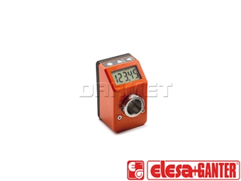 Zdjęcie Wskaźnik położenia LCD elektroniczny, pomarańczowy, IP 65 - ELESA+GANTER