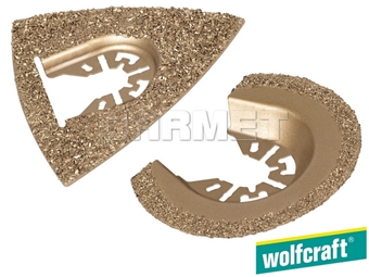 Zdjęcie Zestaw osprzętu z nasypem z węglików spiekanych do wielofunkcyjnych urządzeń oscylacyjnych - WOLFCRAFT WF3993000