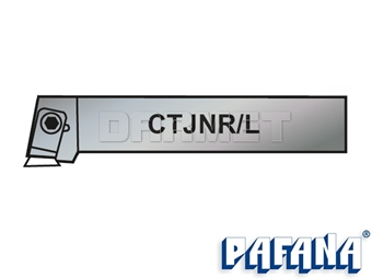 Zdjęcie Nóż tokarski składany do ceramicznych płytek wieloostrzowych do toczenia zewnętrznego: CTJNR-2525-M16L - PAFANA
