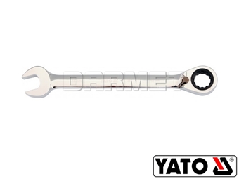 Zdjęcie Klucz płasko-oczkowy z grzechotką, 17MM - YATO (YT-1660)