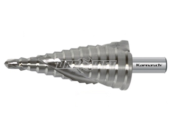 Zdjęcie Wiertło stożkowe stopniowe | 6 - 30 mm | 2 ostrza | HSS-XE - KARNASCH (201449U)