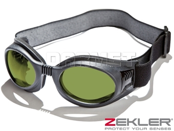 Zdjęcie Okulary spawalnicze ZEKLER 81, szkła zielone 3DIN - ZEKLER (380605634)