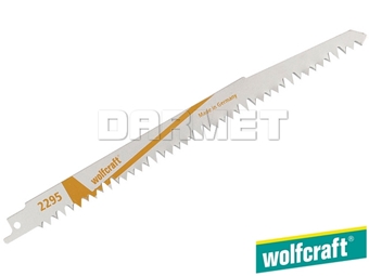 Zdjęcie Brzeszczoty szablaste do elektrycznych pił ręcznych, do drewna, głębokość cięcia: 10-180 mm - 2 sztuki - WOLFCRAFT (WF2295000)