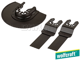 Zdjęcie Zestaw osprzętu  do wielofunkcyjnych urządzeń oscylacyjnych - WOLFCRAFT WF3992000