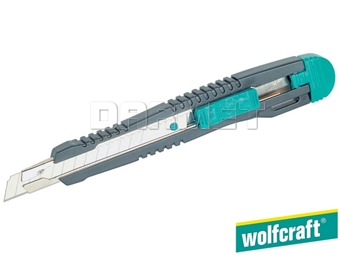 Zdjęcie Nóż standardowy z odłamywanym ostrzem, szerokość ostrza: 9 mm - WOLFCRAFT WF4141000