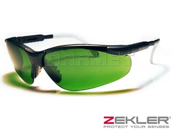 Zdjęcie Okulary spawalnicze ZEKLER 55, szkła zielone 3DIN - ZEKLER (380605089)