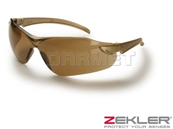 Zdjęcie Okulary ochronne ZEKLER 15, szkła brązowe - ZEKLER (380620021)